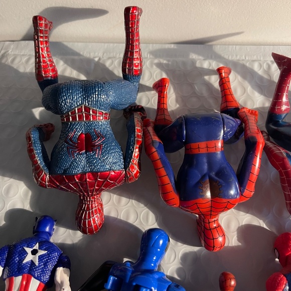 Marvel Spiderman & Other DC Comic Superhero Figures- 8 Total - Picture 14 of 16